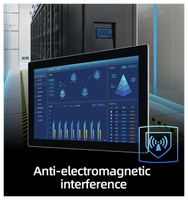 PC industriel embarqué de 17 pouces anti-interférences électromagnétiques personnalisé TTL pour usine intelligente
