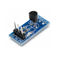 Modul Sensor Suhu Digital DS18B20 Papan Pengukur Satu Kabel untuk STM32 51 MCU
