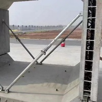 Étai de construction télescopique réglable en acier robuste pour échafaudage