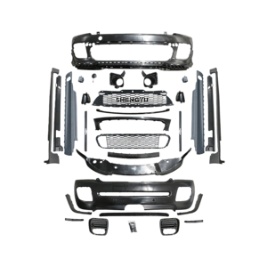 Paraurti per Auto BMW <span class=keywords><strong>MINI</strong></span> R55 R56 <span class=keywords><strong>R57</strong></span> R58 R59 2007-2013, Aggiornamento a Stile JCW con Paraurti Anteriore e Posteriore, Griglia e Minigonne Laterali - Product Image 1