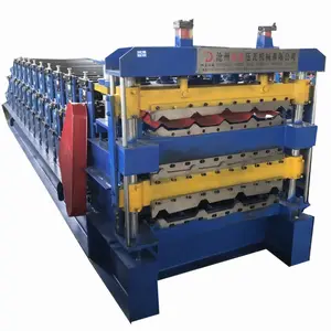 Decking Roll Forming Machine Gear Pump High Pressure Pump Product Metal 1000/12000 Three Layer Corrugated and Ibr and Glaze NEW