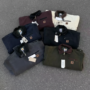 Giacca Classica Americana Invernale Kaha T New J97 Detroit Heavy Industry in <span class=keywords><strong>Denim</strong></span> Lavato di Alta Qualità per Uomo e Donna - Product Image 2