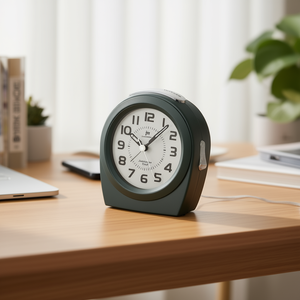 JUSTAMINUTE Alarm <b>Clock</b> with Snooze Function Black JA7021N - Product Image 2
