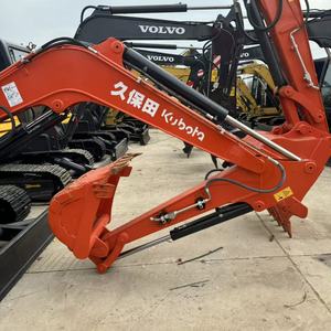 Excavadora de cadenas pequeña Kubota KX163 de 5.6 toneladas, de segunda mano, con pocas horas de uso, cero cola, para construcción interior y paisajismo. - Product Image 1