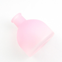 Flacon diffuseur d'arômes en verre rose dégradé de 150 ml au design moderne avec bâtonnets diffuseurs et emballage cadeau
