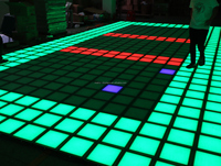 Prix d'usine, piste de danse LED sensible, éclairage LED pour piste de danse
