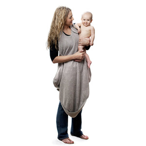 Veilige gekamde katoenen badcape met capuchon voor peuters - absorberende badschort, zachte badwikkel voor <span class=keywords><strong>baby</strong></span>'s - Product Image 3