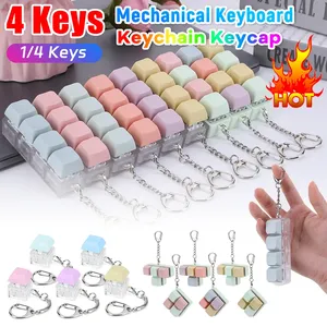 卡通亚克力键盘钥匙扣指尖玩具-轻便减压按钮 - Product Image 3