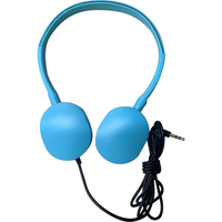 Headphone Aviation Berkabel 3.5mm, Headband yang Dapat Disesuaikan, Bantalan Telinga Silikon untuk Pemandu Wisata, Pesawat Terbang, Rapat, Pelatihan & Hadiah