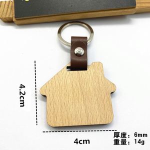 Llavero de Madera Ecológico Personalizado de Fábrica, Regalo Promocional, Grabado Láser, Recuerdo de Cumpleaños - Product Image 5