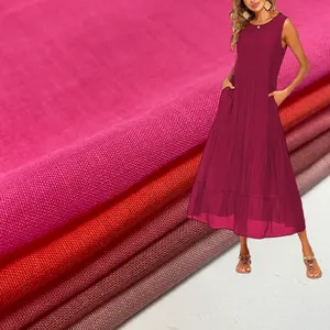 100% ramiè morbido traspirante personalizzabile per il tessuto delle camicie del vestito estivo - Product Image 1