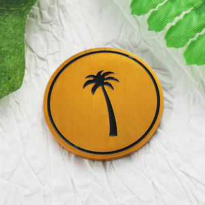 Nueva Moneda de Desafío de Golf con Logotipo de Palmera 3D en Aleación de Zinc, Monedas de Metal Personalizadas con Esmalte Chapado en Bronce Antiguo de Doble Cara para Recuerdo - Product Image 3