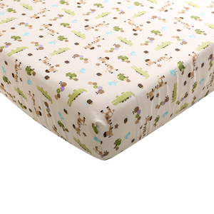 Sábana Ajustable para <span class=keywords><strong>Cuna</strong></span> 100% Algodón para Bebé Recién Nacido - Product Image 4