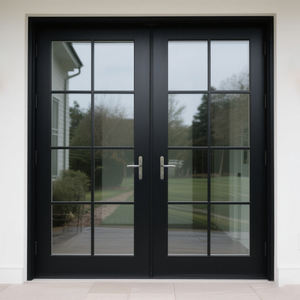 Französische Art Swing Glass Wandte iler Eingangstür Klappbare LED-Aluminium legierung mit wasserdichter Funktion für US Villas Workshops - Product Image 5