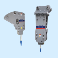Marteau hydraulique Furukawa de haute qualité ISO, marteau brise-roche pour excavatrice, brise-roche hydraulique Dehn pour excavatrice