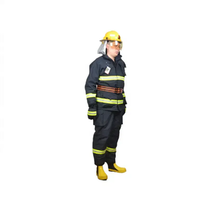 工場直販 高品質 消防服一式セット (ヘルメット、ブーツ、ベルト付き) - Product Image 3