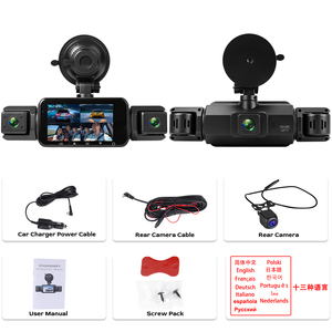 <span class=keywords><strong>Cam</strong></span>éra embarquée Podofo 3 pouces 360° 4 canaux 2K+3*1080P avec enregistreur vidéo DVR WIFI, vision nocturne, capteur G et enregistrement <span class=keywords><strong>en</strong></span> boucle - Vente <span class=keywords><strong>en</strong></span> gros - Product Image 6