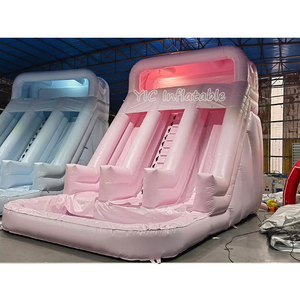 Thương Mại Ngoài Trời Lớn Màu Hồng Bouncer Trẻ Em <span class=keywords><strong>Inflatable</strong></span> Trượt Nước Với Hồ Bơi Thư Bị Trả Lại Nhà Trượt Bơm Hơi Cho Đảng Cho Thuê - Product Image 1