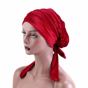 HZM-60788 <span class=keywords><strong>hiver</strong></span> <span class=keywords><strong>chimio</strong></span> chapeaux Turbans pour femmes cheveux longs foulard couvre-chef Cancer chapeaux - Product Image 1