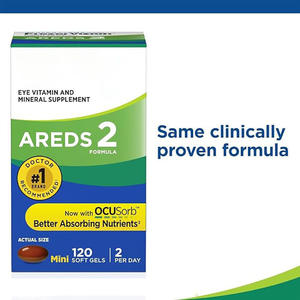 Vitamin Mata AREDS 2 Formula 120 Softgel Ekstrak Tanaman Lidah Buaya Liar Tersedia - Product Image 3