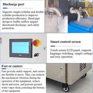 Máquina Manual para Hacer Hielo Seco en Escala Comercial, Mini Fabricante de Cubos de Hielo Seco, Máquina de Briquetas - Product Image 4