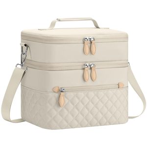 Dual Temperature Control Lunch Bag Multi-Compartment <b>Storage</b> for Office Picnics <b>Camping</b> and Daily Use - Product Image 1