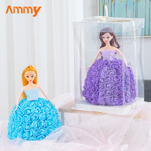 AM-PE047 Ammy nuovo personaggio PE principessa rosa <span class=keywords><strong>serie</strong></span> bambola di fiori di schiuma per la festa della mamma di San Valentino regali per la festa del papà - Product Image 2