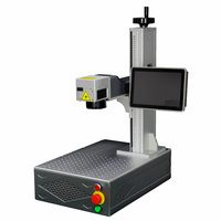 Machine de marquage au laser à fibre de bureau |   Graveur de table pour marquage de précision sur plastique, métal, verre et électronique, codage laser