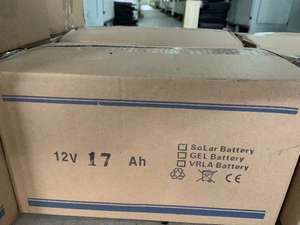 Аккумуляторная солнечная батарея Jingsun, 12 В, 17 А · ч, для дома, для хранения солнечной энергии, свинцово-кислотная гелевая батарея - Product Image 6