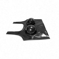 Fourniture directe d'usine personnalisée moulage unique haut/short en latex pur costume/costume en latex sous-vêtements sexy