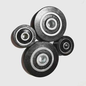 Rouleau à billes pour fenêtre à rainure en <span class=keywords><strong>U</strong></span>, roulement à billes, ensemble de 3 roues, fenêtres en PVC, roues à billes en nylon, roue à billes coulissante en nylon - Product Image 5