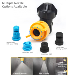 YUJIA <b>Head</b> Anti-drip Cow Nozzle Ranch Cooling Wide-angle Sprayer Cowshed Husbandry New Plastic PP 3 Months Warranty - Product Image 4