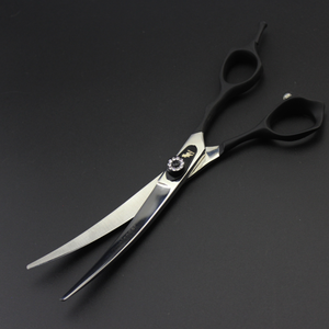 <span class=keywords><strong>Ciseaux</strong></span> de toilettage pour animaux de compagnie 7,0 pouces avec manche laqué noir, ensemble de 4 <span class=keywords><strong>ciseaux</strong></span> à coupe droite <span class=keywords><strong>et</strong></span> <span class=keywords><strong>ciseaux</strong></span> à coupe courbée, livré avec un <span class=keywords><strong>peigne</strong></span> PTS-019 - Product Image 6