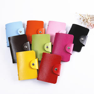 Clip de almacenamiento de efectivo de tarjeta de PVC de gran capacidad de 24 bits personalizado tarjetero de crédito de Banco de negocios con patrón de caramelo para uso de pasaporte - Product Image 1