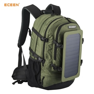 Outdoor Sports Solar <b>Backpack</b> for Men & Women Factory Sales for Travel & Mountaineering Hiking With Charging Feature ECE-602 Sol - Product Image 3
