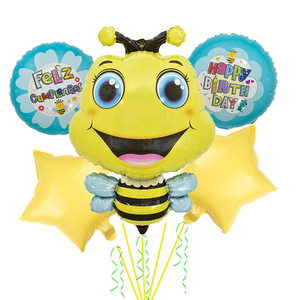 Nuevo Set de Globos de Insectos en Lámina, Globos de Dibujos Animados de Hormiga, <span class=keywords><strong>Mantis</strong></span>, Gecko y Abejorro para Fiestas de Cumpleaños - Product Image 3