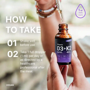 โรงงาน OEM ผลิตวิตามินดี3 เค2 แบบซอฟเจล วิตามินดี3 เค2 แบบน้ำ วิตามินดี3 เค2 แบบหยด ช่วยเพิ่มคุณภาพการนอนหลับ - Product Image 2