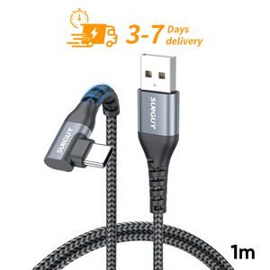 สายชาร์จ SUNGUY ไนลอนรักษ์โลกอเนกประสงค์ 1 เมตร 18 วัตต์ สายชาร์จเร็ว USB C สายดาต้า รับประกัน 3 ปี - Product Image 1