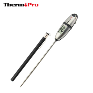 Thermopro tp02s nhanh chóng đọc kỹ thuật số Nhiệt kế thực phẩm với siêu dài thăm dò cho nướng kẹo nhà bếp BBQ hút thuốc lò dầu Sữa - Product Image 1