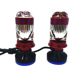 Ampoules de phare LED populaires H4 Mini taille de projecteur Bi LED Lentille de projecteur LED hyperbolique pour H4 - Product Image 3