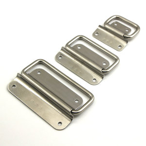 Poignée de tiroir rectangulaire pliable en acier inoxydable, antirouille, pour meubles industriels - Product Image 2