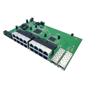 Alta qualità 16 porte 100Mbps 24V PoE <span class=keywords><strong>Reverso</strong></span> 2X1G SFP VLAN Reverse PoE Switch PCBA - Product Image 1