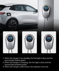 7/11/22KW 32A ติดผนังเครื่องชาร์จ EV ชนิดที่2ซ็อกเก็ต IP65กันน้ำควบคุมแอป WIFI สำหรับใช้ในบ้านและสำนักงาน - Product Image 6