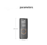 Gonfleur de pneu numérique portatif électrique sans fil Portable 6000mAh Mini pompe à Air gonfleur de pneu de voiture moniteur de pression des pneus fabriqué en ABS