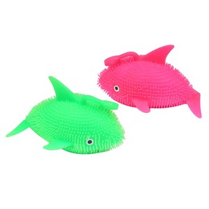Jincan บอลปลาฉลามขนปุยนุ่มนุ่มมีขนสำหรับเด็กที่มีสีสัน - Product Image 3