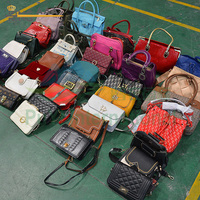 Vente en gros de sacs à main d'occasion de marques originales pour femmes, lots mixtes de sacs de seconde main pour dames, emballage mixte