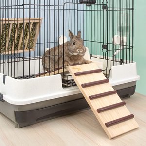 Large Size Eco-Friendly Wooden Cage Bridge <strong>Springboard</strong> Ladder for Rabbits Guinea Pigs &amp; Chinchillas-Christmas &amp; Graduation Gift - Product Image 1