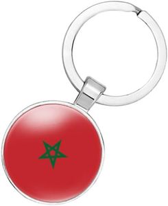 Porte-clés en métal avec drapeau <span class=keywords><strong>marocain</strong></span>, porte-clés de football avec drapeau <span class=keywords><strong>marocain</strong></span>, porte-clés de fan de football, pendentif pour <span class=keywords><strong>cadeau</strong></span> - Product Image 6