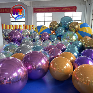 Boule à miroir gonflable décoration en PVC boule à miroir personnaliser ballon de fête de Noël et d'Halloween - Product Image 6
