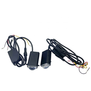 תאורת גריל <span class=keywords><strong>LED</strong></span> כפולה עמידה למים באיכות גבוהה, אור עזר ענבר לבן, תאורת גריל קדמית לרכב - Product Image 3